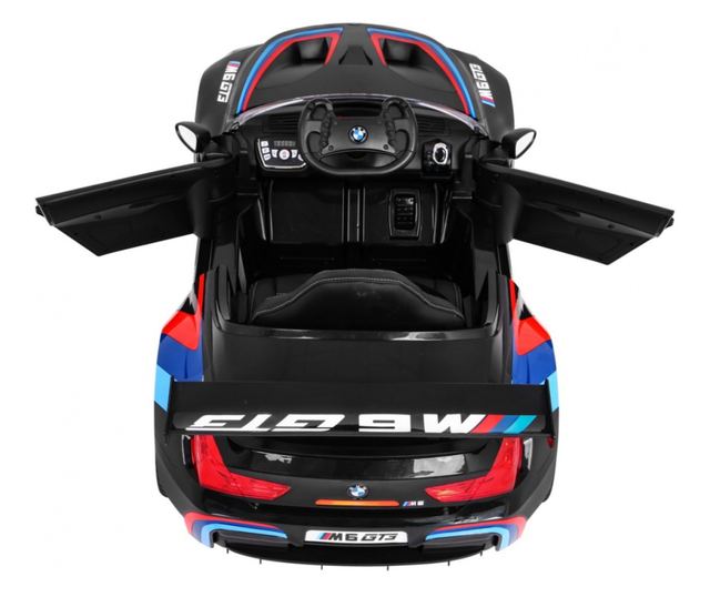 BMW M6 GT3 електрически автомобил, черен