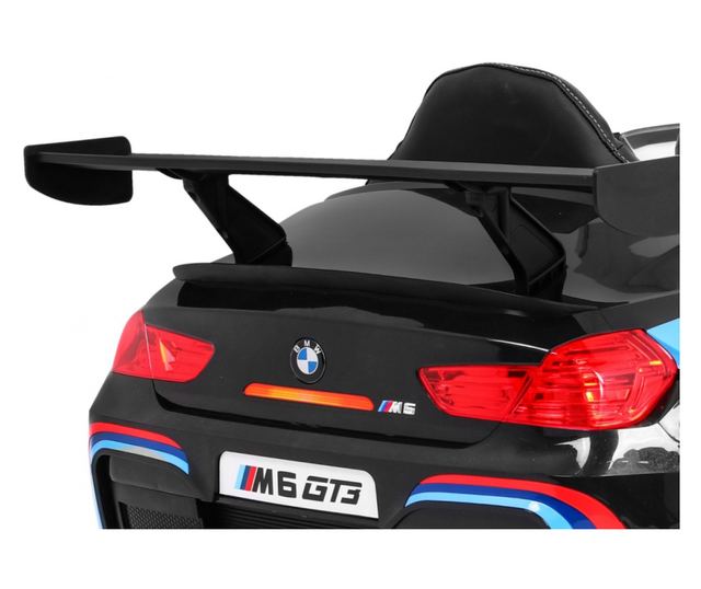 BMW M6 GT3 електрически автомобил, черен