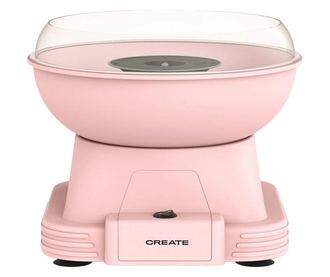 Vattacukor gép CREATE, Retro, mindössze 3 perc alatt kész, cukorkapacitás 7/10 gr, tartós anyagok, könnyen kezelhető, csúszásmen