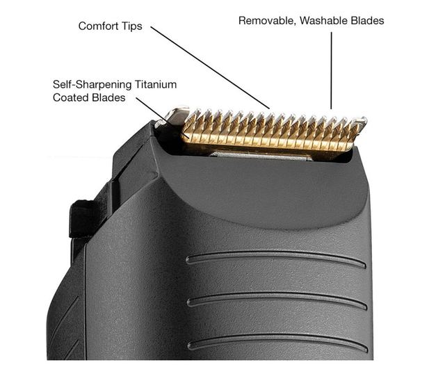 Тример за брада Remington MB3000 B3 Style Series, 17 дължини, Самонаточващи се остриета, Черен