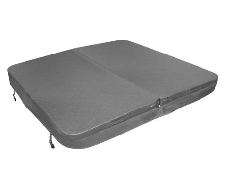 2.1m x 2.1m hot tub cover - grey.