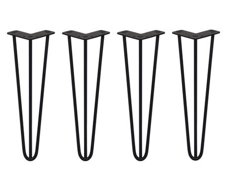 4-Legged Fork Stand
40.6 cm black steel
3 prongs
10 mm