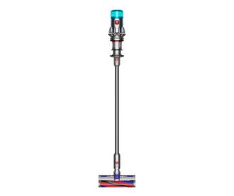 Aspirator vertical Dyson V12 Origin, 130W, 150AW, 0,35 l, 3 moduri, autonomie 60 min, LCD, Argintiu/turcoaz