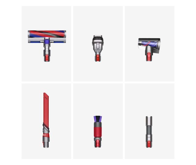 Aspirator vertical Dyson V12 Origin, 130W, 150AW, 0,35 l, 3 moduri, autonomie 60 min, LCD, Argintiu/turcoaz