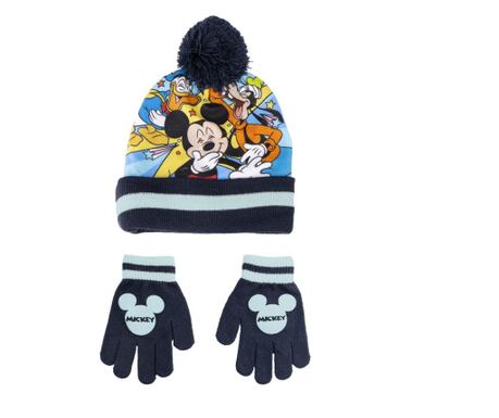 Dječji set s kapom i rukavicama, lik Mickey Mouse, Cerda, jedna veličina
