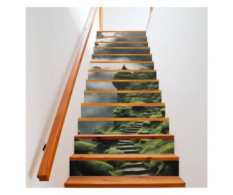 Ukrasne naljepnice za stepenice, samoljepljivi ispis visoke rezolucije, 200 x 124 cm