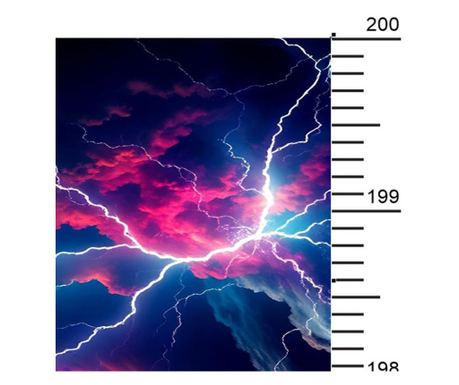 Ukrasna naljepnica za unutarnje stepenice, samoljepljivi ispis visoke rezolucije, dimenzije 200 x 124 cm
