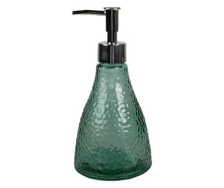 Dávkovač mýdla zelené sklo 9x19 cm, 400 ml