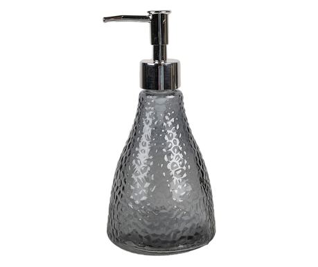 Crna staklena dozator sapuna 9x19 cm, 400 ml