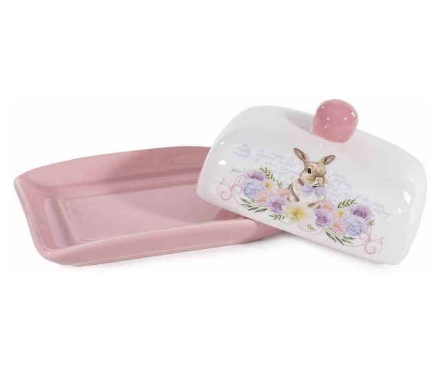 Untiera Iepuras ceramica multicolora 17x12x8.5 cm
