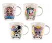 Set 8 porculanskih šalica Kids 9x9.5 cm, 350 ml