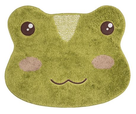 Tekstilna kopalniška preproga Multicolor Frog 60x48x1 cm