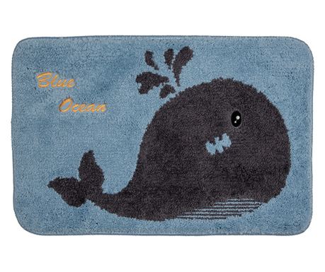 Tekstilna kopalniška preproga Multicolor 58x38x2 cm