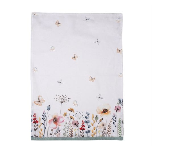 Prosop bucatarie bumbac multicolor Flowers 50x70 cm