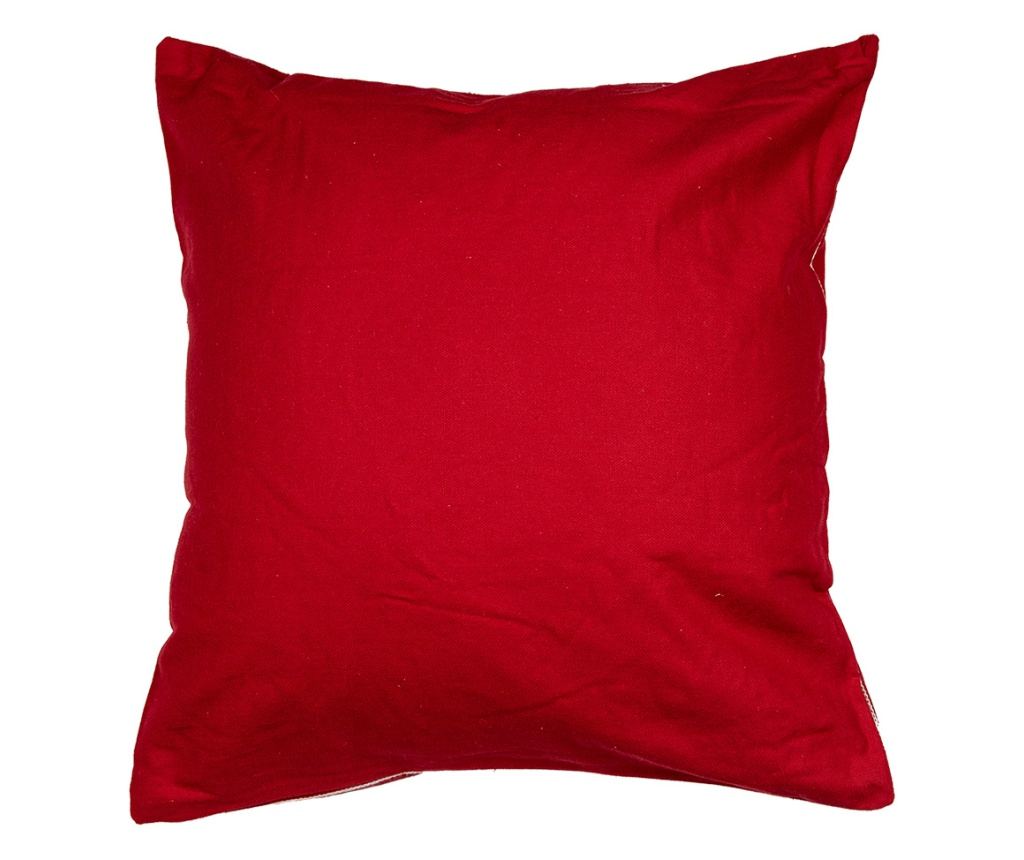 Komplet 2 božičnih prevlek za blazine Reindeer rdeče bele tekstilne 45x45 cm - 2