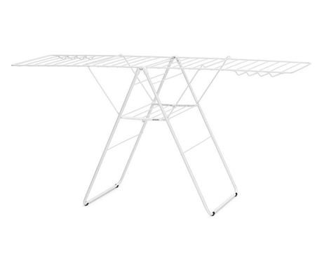 Uscător de rufe Brabantia Hangon, 25 m, 8 umerase, Ajustabil, Blocare copii, Alb