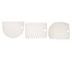 Set 3 raclete patiserie Koopman, plastic, 12x8 cm, alb