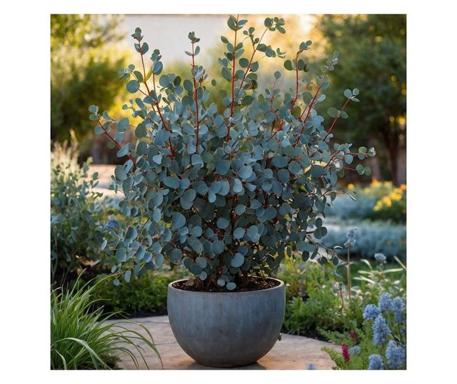 Eukaliptusz - Eucalyptus cinerea 'Silver Dollar' - 90-110cm magas - ⌀19cm