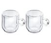 2 db Judge eszpresszó csésze, boroszilikát üveg, 9x6x7 cm, átlátszó