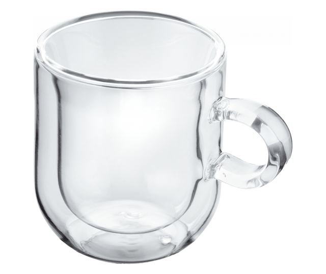 2 db Judge eszpresszó csésze, boroszilikát üveg, 9x6x7 cm, átlátszó