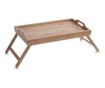 Tava servire pat, bambus, 50x30x21 cm, maro