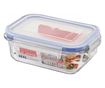 Caserola alimente Judge, sticla borosilicata, 15x11x5.8 cm, transparent/albastru thumbnail 1