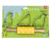 Set od 3 oblika s valjkom, model dinosaur, za kolače