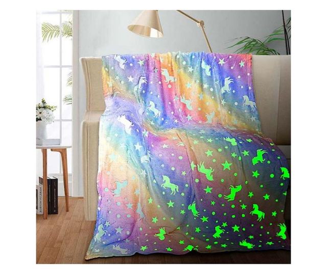 Pătură luminoasă LUMINOVA, 150x100 cm, Plus, Poliester, Multicolor