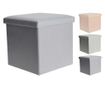 Taburet pliabil cu spațiu de depozitare - Storage Solutions®, tip cutie, otoman, culoare vernil, 38x38x38 cm thumbnail 2