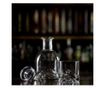 Set pahare și decantor whiskey LIITON L20900, 1 L, 230, 250, 260, 280 ml, 5 piese, pereți îngroșați, fund 3D în formă de vârf