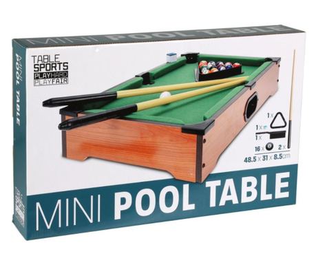 Μίνι Φορητό Τραπέζι Μπιλιάρδου * 48,5x31x8,5 εκ.