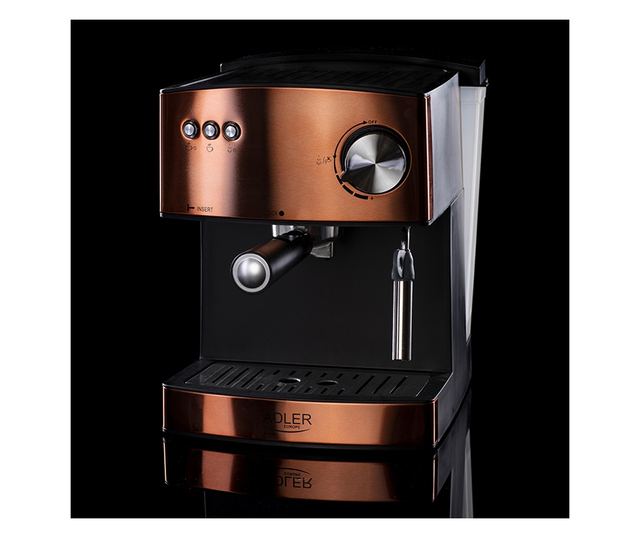 Espressor Adler AD 4404, pompa 15 bari, 1.6 litri