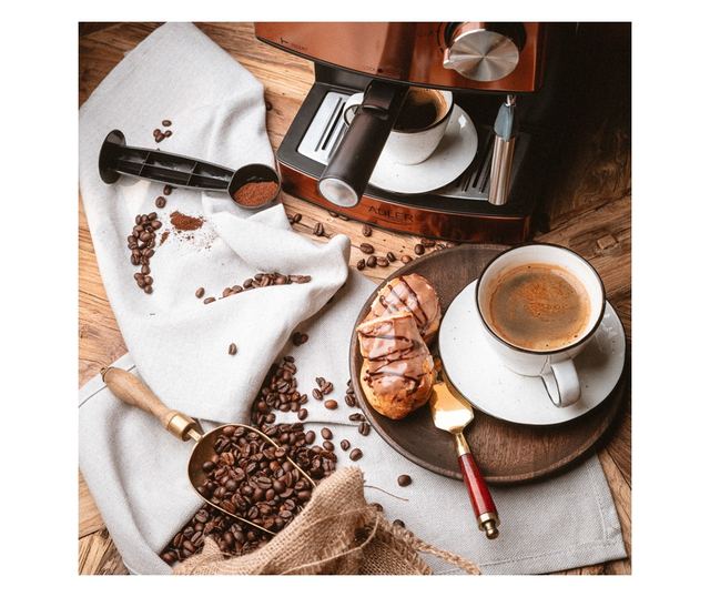 Espressor Adler AD 4404, pompa 15 bari, 1.6 litri