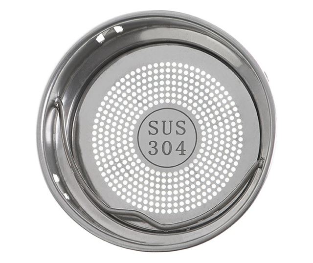 Termos cu afisaj temperatura LED, alb, 0,473L+strecuratoare Adler