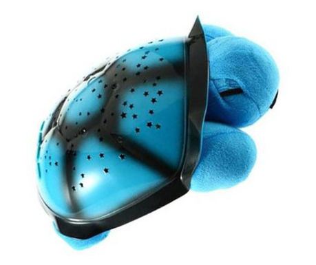 Broscuta Klausstech Cu Proiectii Luminoase Ambientale Pe Tavan , Lampa  De  Veghe , 8 Constelatii , 4 Melodii Incluse , Function