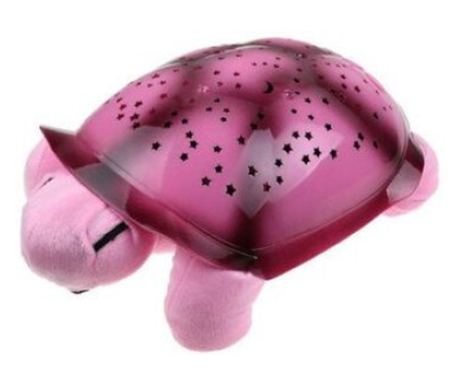 Klausstech Night Light, Frog Design, For Children, Ideal for Nighttime, Projects Star Shapes on Ceiling