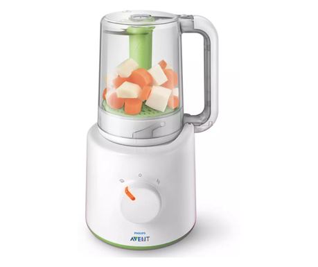 Aparat Philips 2 v 1 za pripravo hrane za dojenčke, napajanje 400 W, napetost 220-240 V, dolžina kabla 70 m, 200 ml