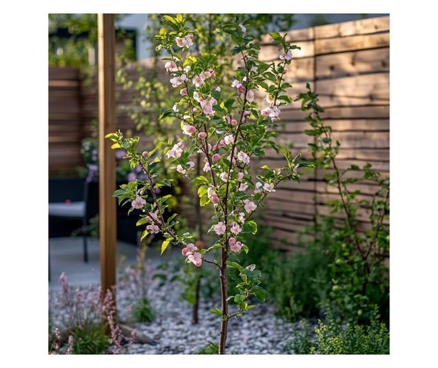 Őszibarack - 2 db - Prunus persica 'Saturne' - 60-70cm magas - ⌀15cm