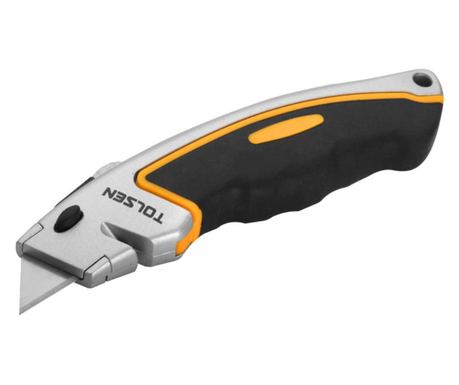 Επαγγελματικός Κόφτης 61x19mm, 5 Βιομηχανικές Λεπίδες Από Ατσάλι, Λεπίδα Υλικού Sk5, Σώμα Από Κράμα Ψευδαργύρου, Μαλακή Εργονομι