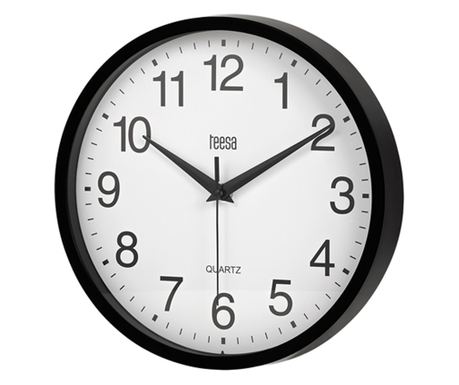 Zidni sat Quartz mehanizam 25cm bijeli Teesa