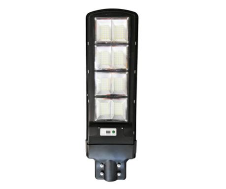 LED lučka KlaussTech, 120W, z odličnim senzorjem, solarna ulična lučka, črna barva.