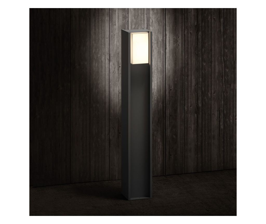 Philips Exterior LED Post Light, Dimmable, IP44, White Light, 806 Lm, 25000 Hours Lifespan, 9W Bulb Power, Grey Color - 5