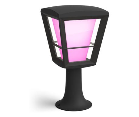 Philips Hue LED zunanja svetilka, zaščita IP44, višina 32,2 cm, 1150 lm, 25000 ur, moč 15 W, 2000-6500 K, črna barva
