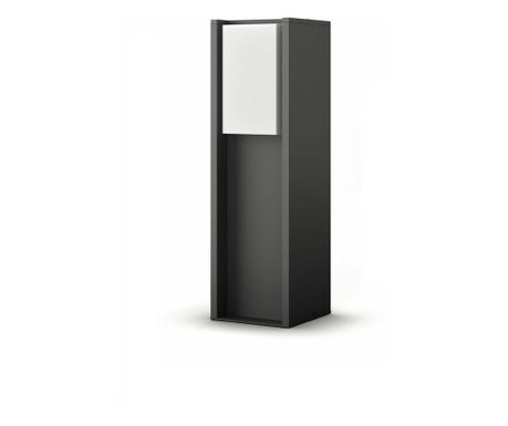 Philips LED zunanja svetilka, pametno upravljanje, časovnik, zaščita IP44, 806 Lm, 9 W, 50 - 60 Hz, zatemnitev, antracit