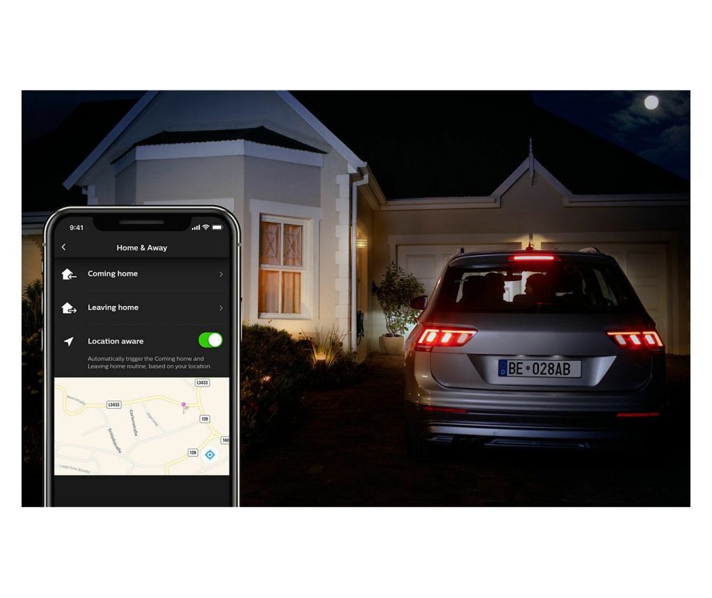 Philips Led podstavek, pametni nadzor, časovnik, zaščita Ip44, 806 Lm, 9 W, 50 - 60 Hz, nastavljiva intenzivnost, hodnik - 3