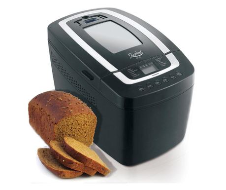 Cuptor de pâine ZEPHYR ZP 1446 E, 800W, capacitate 900-1250 grame, 12 programe, timer, carte de rețete, culoare negru - Cod G803