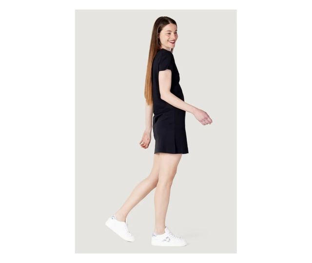 Rochie-tricou dama Love Moschino W592927 XS INTL Negru