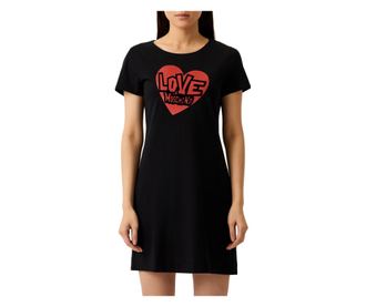Rochie-tricou dama Love Moschino W592921 S INTL Negru