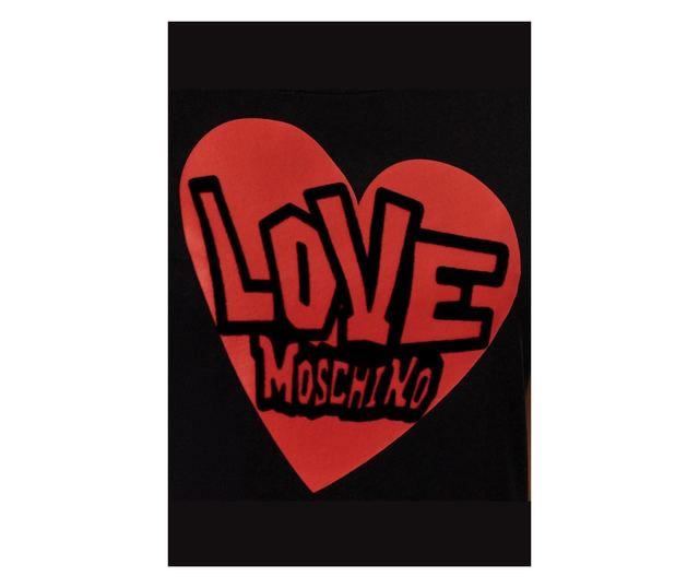 Rochie-tricou dama Love Moschino W592921 S INTL Negru