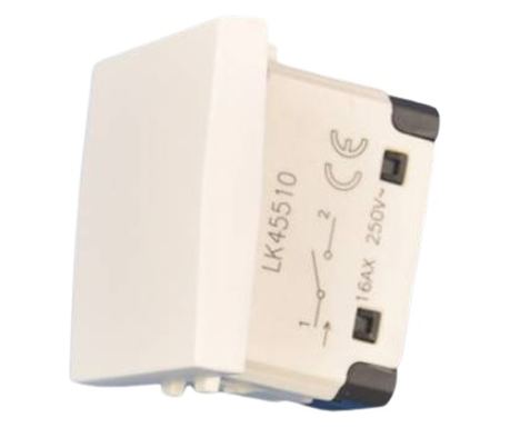 Velik modularni stikalo 16A 250V, belo, LK45510.